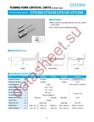 CFS30832.768KDZB datasheet  